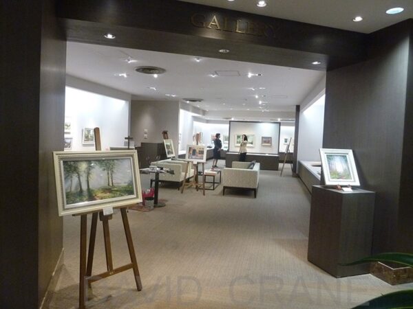 David Crane’s paintings exhibited at Matsudo Gallery