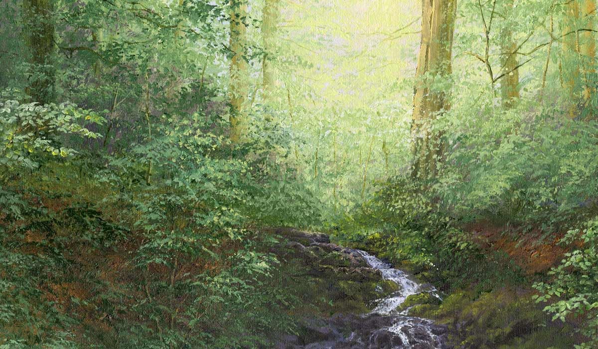 Original landscape painting by David Crane